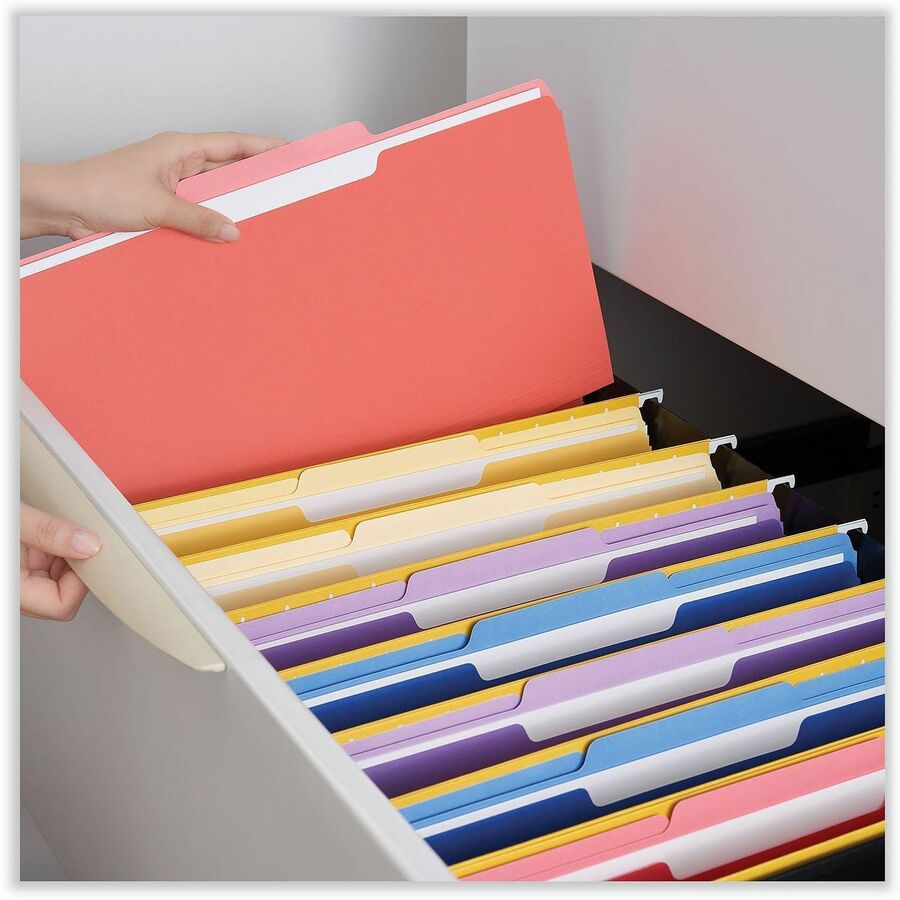Universal 1/3 Tab Cut Legal Recycled Top Tab File Folder - Alternate-Image3