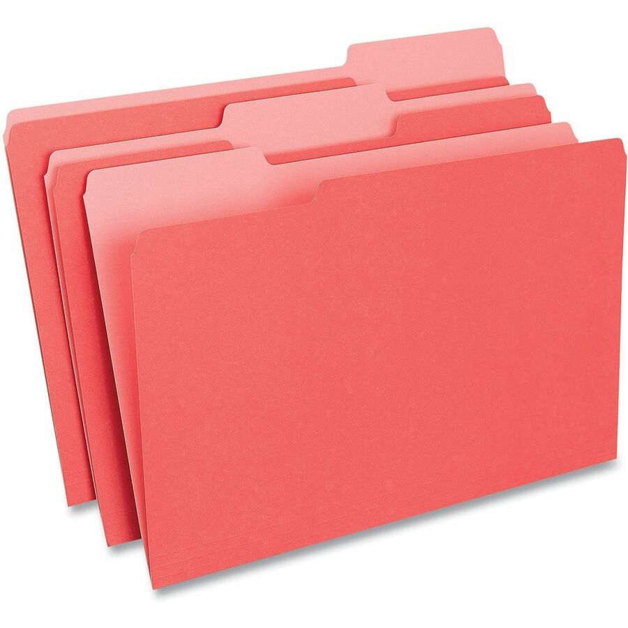 Universal 1/3 Tab Cut Legal Recycled Top Tab File Folder - Alternate-Image1