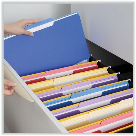 Universal 1/3 Tab Cut Legal Recycled Top Tab File Folder - Alternate-Image3