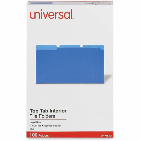Universal 1/3 Tab Cut Legal Recycled Top Tab File Folder - Alternate-Image1