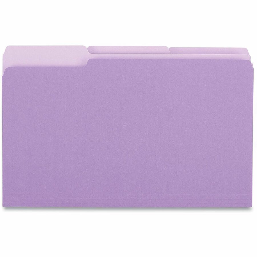 Universal 1/3 Tab Cut Legal Recycled Top Tab File Folder - Alternate-Image2