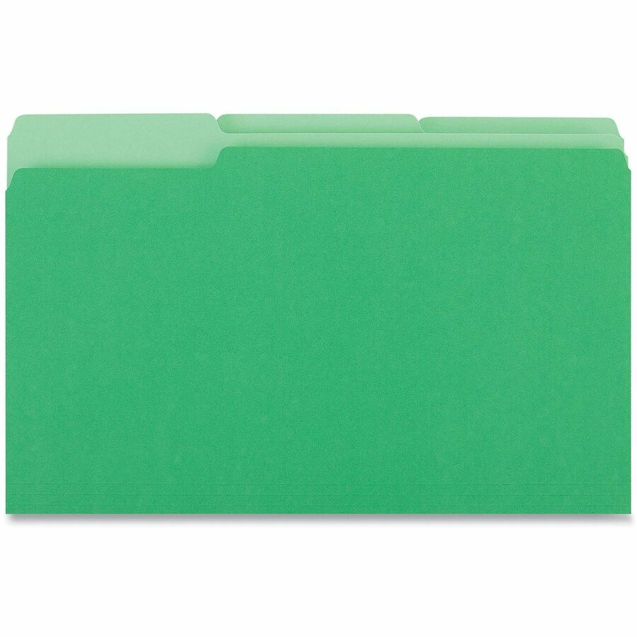 Universal 1/3 Tab Cut Legal Recycled Top Tab File Folder - Alternate-Image2
