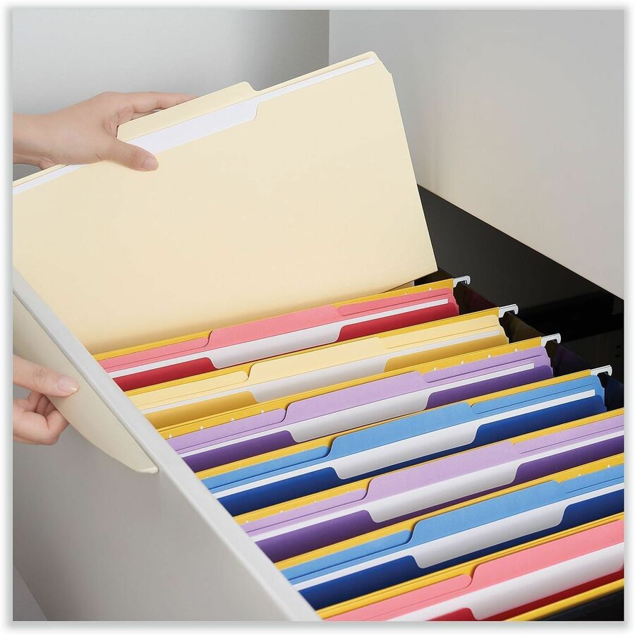 Universal 1/3 Tab Cut Legal Recycled Top Tab File Folder - Alternate-Image3