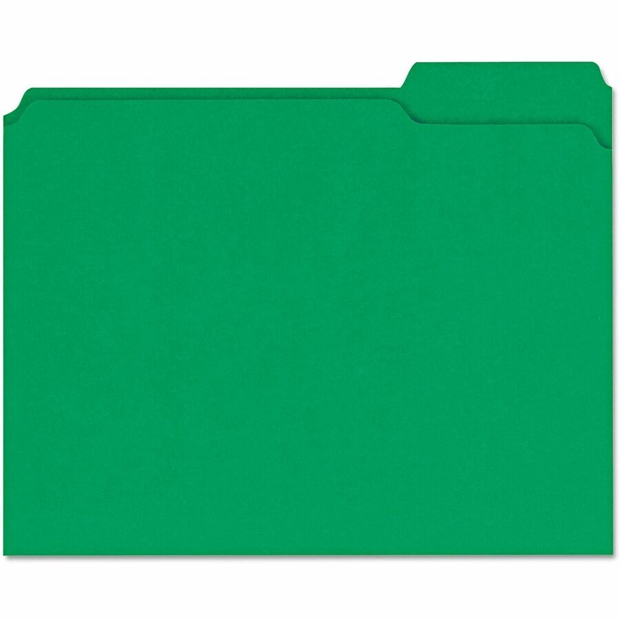 Universal 1/3 Tab Cut Letter Recycled Top Tab File Folder - Alternate-Image3