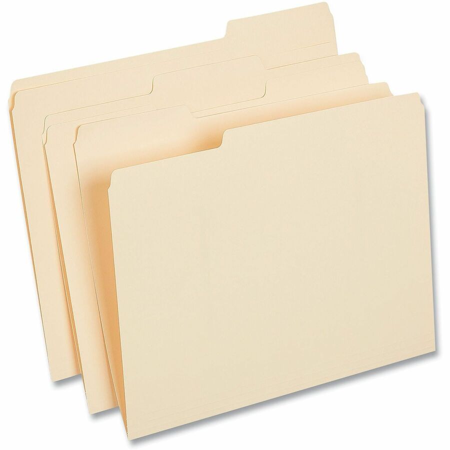 Universal 1/3 Tab Cut Letter Recycled Top Tab File Folder - Alternate-Image3