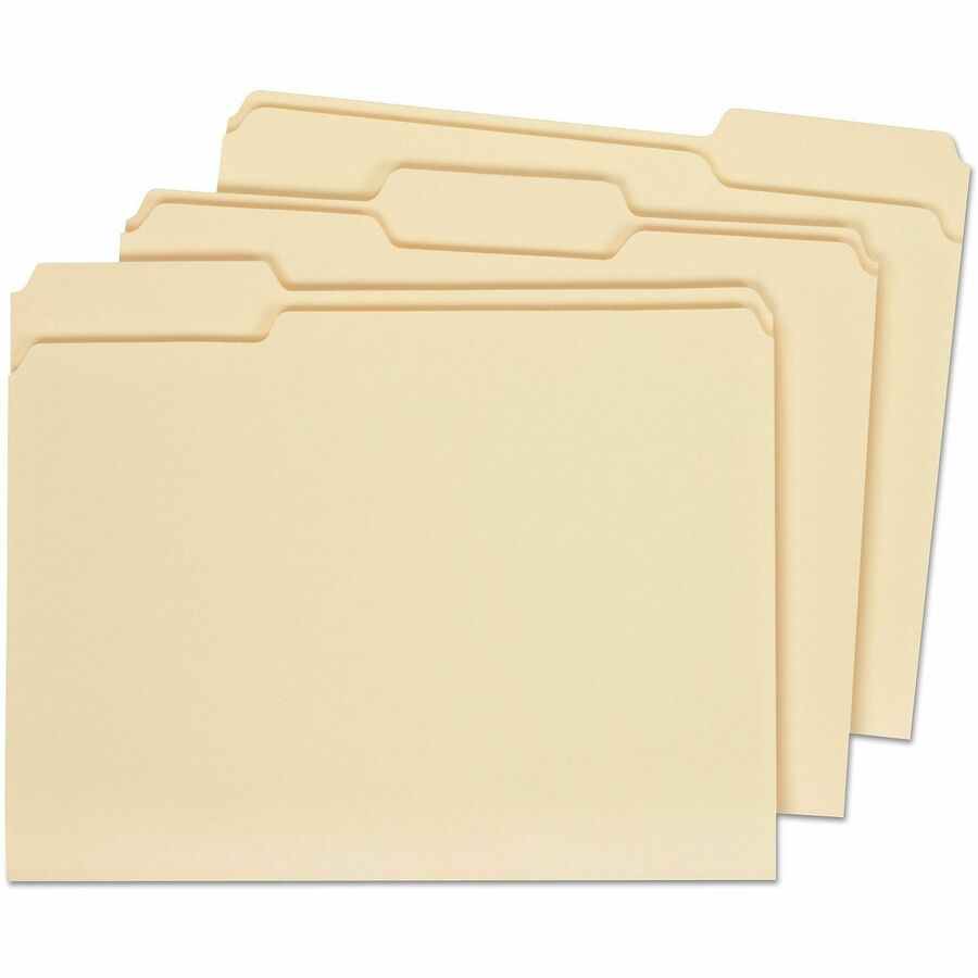 Universal 1/3 Tab Cut Letter Recycled Top Tab File Folder - Alternate-Image3