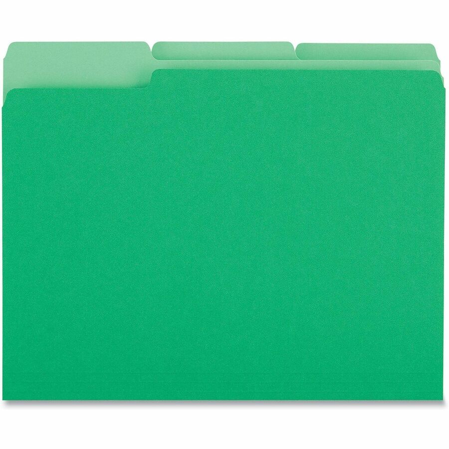 Universal 1/3 Tab Cut Letter Recycled Top Tab File Folder - Alternate-Image3