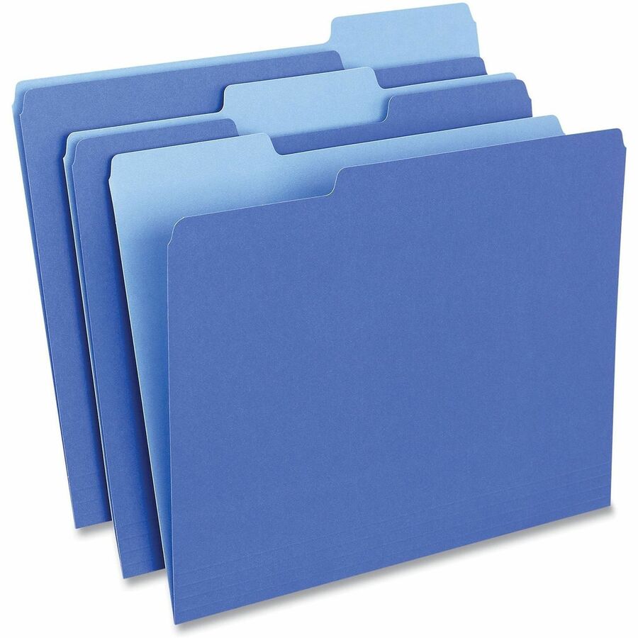 Universal 1/3 Tab Cut Letter Recycled Top Tab File Folder - Alternate-Image1