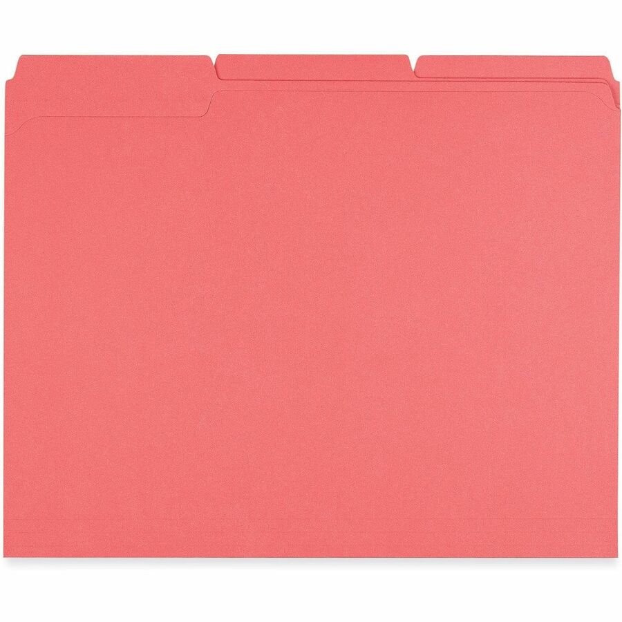 Universal 1/3 Tab Cut Letter Recycled Top Tab File Folder - Alternate-Image2