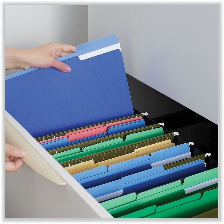Universal 1/3 Tab Cut Letter Recycled Top Tab File Folder - Alternate-Image2