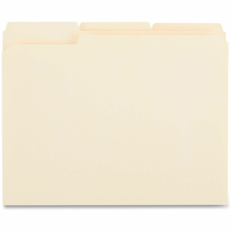 Universal 1/3 Tab Cut Letter Recycled Top Tab File Folder - Alternate-Image2