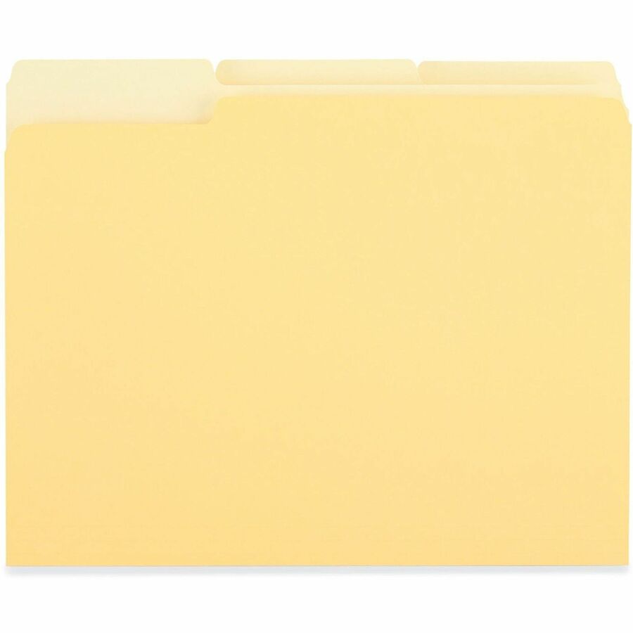 Universal 1/3 Tab Cut Letter Recycled Top Tab File Folder - Alternate-Image2