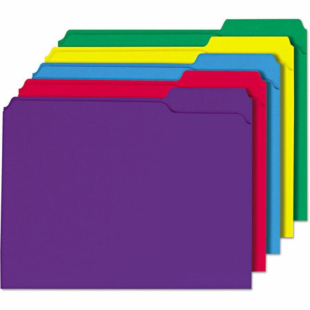 Universal 1/3 Tab Cut Letter Recycled Top Tab File Folder - Alternate-Image4