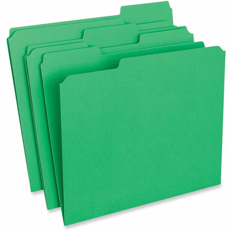 Universal 1/3 Tab Cut Letter Recycled Top Tab File Folder - Alternate-Image1
