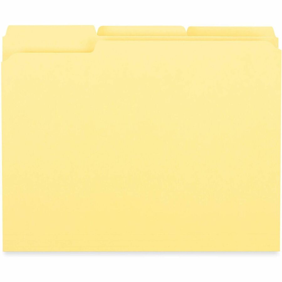Universal 1/3 Tab Cut Letter Recycled Top Tab File Folder - Alternate-Image2
