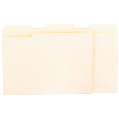 Universal 1/3 Tab Cut Letter Recycled Top Tab File Folder - Front