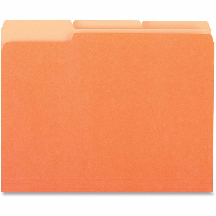 Universal 1/3 Tab Cut Letter Recycled Top Tab File Folder - Alternate-Image1