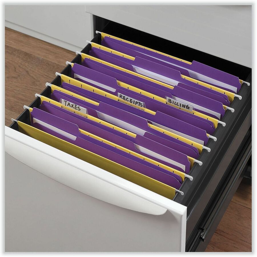 Universal 1/3 Tab Cut Letter Recycled Top Tab File Folder - Alternate-Image2