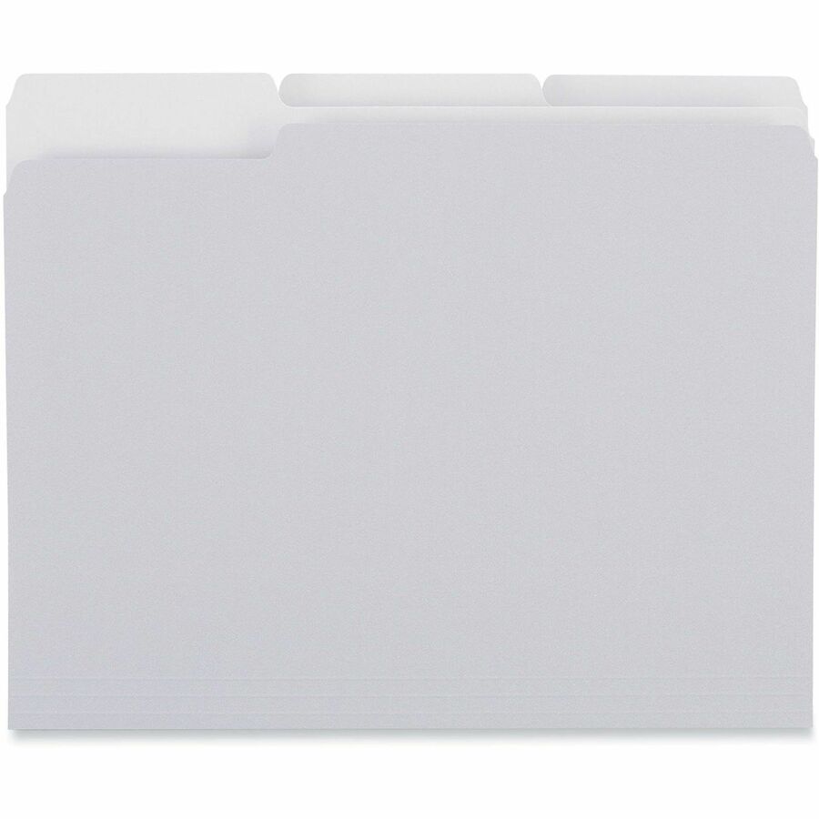 Universal 1/3 Tab Cut Letter Recycled Top Tab File Folder - Alternate-Image2