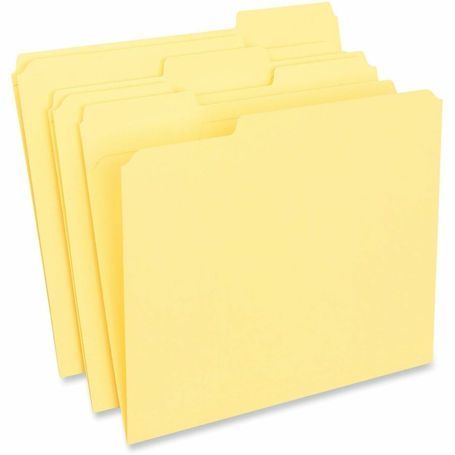 Universal 1/3 Tab Cut Letter Recycled Top Tab File Folder - Alternate-Image1