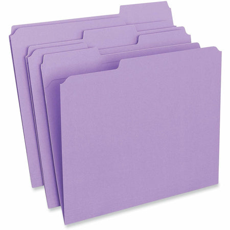 Universal 1/3 Tab Cut Letter Recycled Top Tab File Folder - 2000