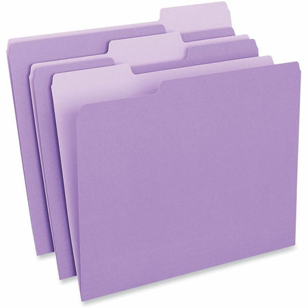 Universal 1/3 Tab Cut Letter Recycled Top Tab File Folder - Alternate-Image1