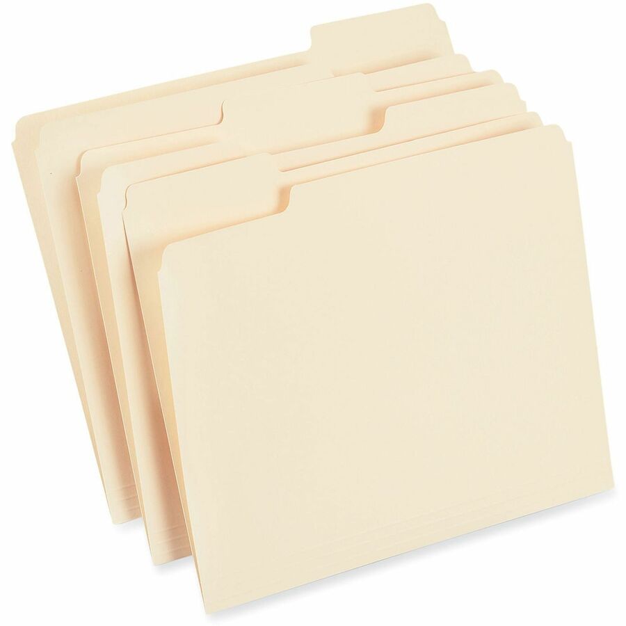 Universal 1/3 Tab Cut Letter Recycled Top Tab File Folder - Alternate-Image1