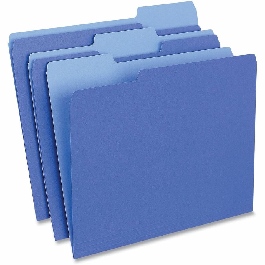 Universal 1/3 Tab Cut Letter Recycled Top Tab File Folder - Alternate-Image1