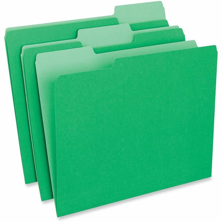 Universal 1/3 Tab Cut Letter Recycled Top Tab File Folder - Alternate-Image1