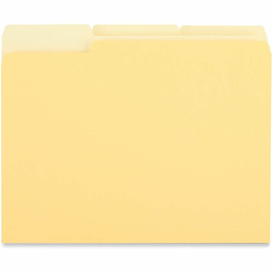 Universal 1/3 Tab Cut Letter Recycled Top Tab File Folder - Alternate-Image2