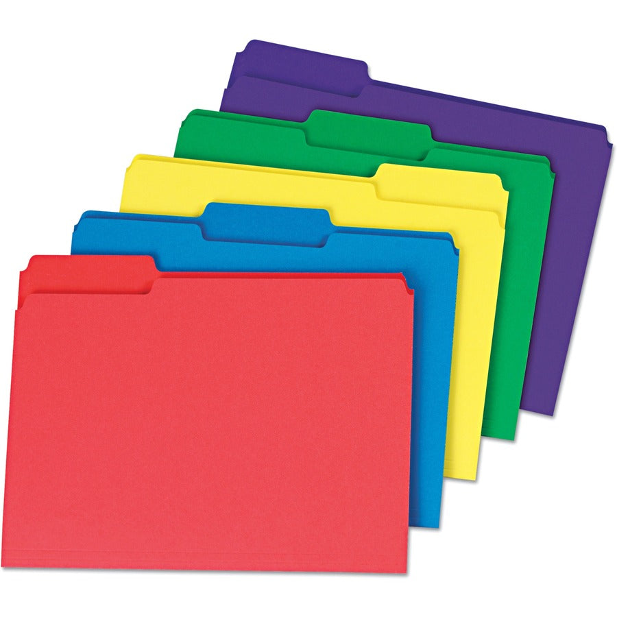 Universal 1/3 Tab Cut Letter Top Tab File Folder - Alternate-Image1