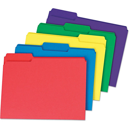 Universal 1/3 Tab Cut Letter Top Tab File Folder - Alternate-Image1