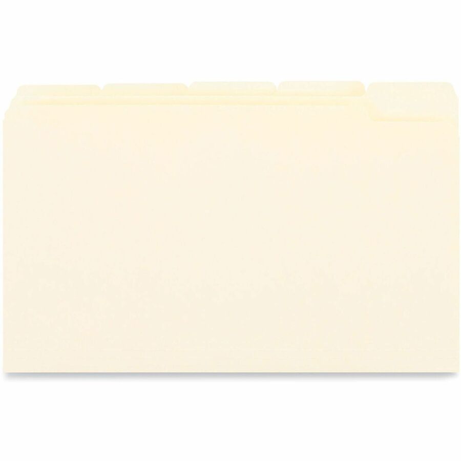 Universal 1/5 Tab Cut Legal Recycled Top Tab File Folder - Alternate-Image2