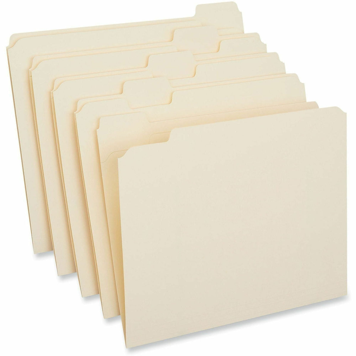 Universal 1/5 Tab Cut Letter Recycled Top Tab File Folder - 2000