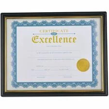 Universal Document Frame - Holds 8.50’’ x 10’’ Insert - Rectangle - Horizontal Vertical - Dust Resistant Die-cut
