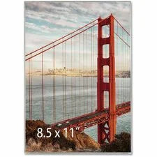 Universal Document Frame - Holds 8.50’’ x 11’’ Insert - Rectangle - Desktop - Horizontal Vertical - Easel Back