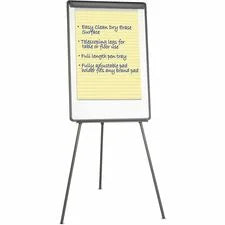 Universal Dry Erase Board with Tripod Easel 29’’ x 41’’ White Surface - (2.4 ft) Width (3.4 Height - Melamine - 1 Each