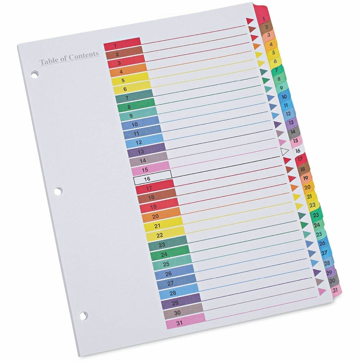 Universal Index Divider - 2000