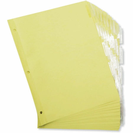 Universal Insertable Tab Index, 5-Tab, 11 x 8.5, Buff, Clear Tabs, 24 / Boxs - Alternate-Image2