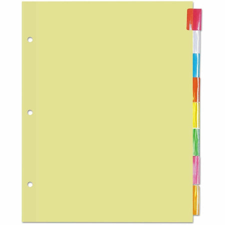 Universal Insertable Tab Index, 8-Tab, 11 x 8.5, Buff, Assorted Tabs, 24 / Boxs - 2000