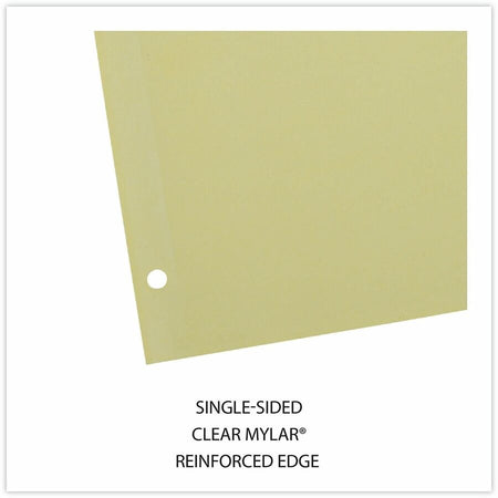 Universal Insertable Tab Index, 8-Tab, 11 x 8.5, Buff, Clear Tabs, 24 Sets - Alternate-Image5