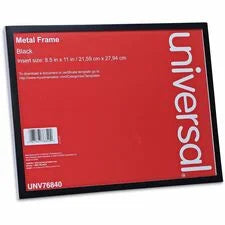 Universal Photo Frame - Holds 8.50’’ x 11’’ Insert - Rectangle - Desktop - Horizontal Vertical - Sturdy Easel Back