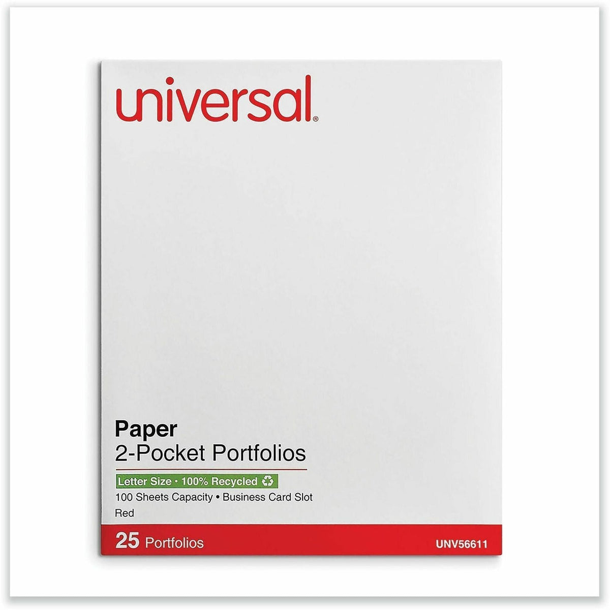 Universal Recycled Pocket Folder - 2000