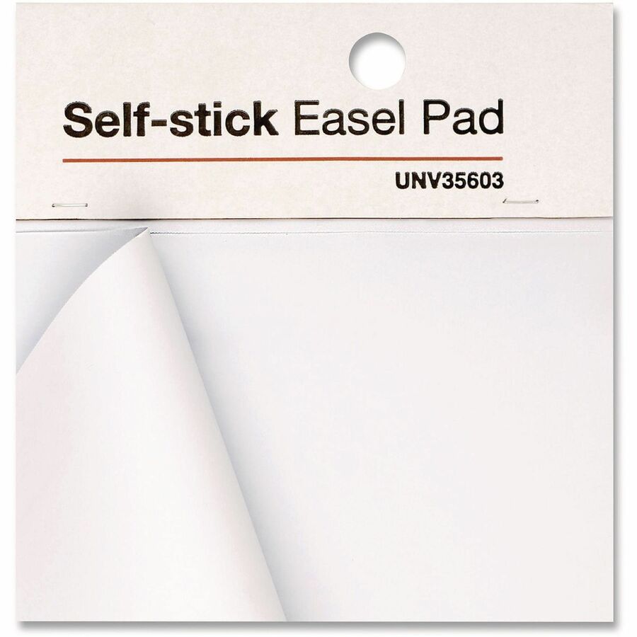 Universal Self-Stick Easel Pad, Unruled, 25 x 30, White, 30 Sheets, 2/Carton - Alternate-Image2