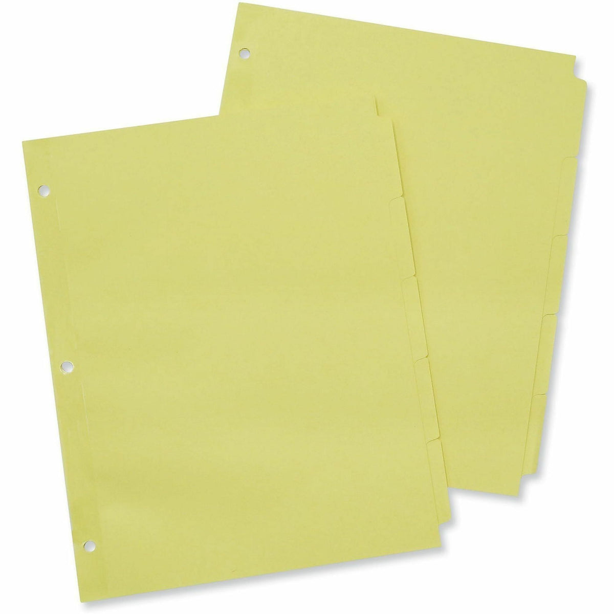 Universal Self-Tab Index Dividers, 5-Tab, 11 x 8.5, Buff, 36 / Boxs - 2000