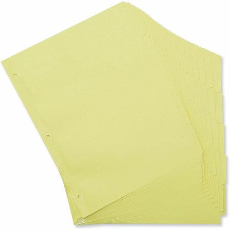 Universal Self-Tab Index Dividers, 5-Tab, 11 x 8.5, Buff, 36 / Boxs - Alternate-Image2