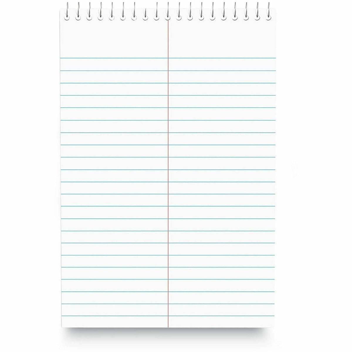 Universal Steno Pads, Gregg Rule, Red Cover, 80 White 6 x 9 Sheets - 2000