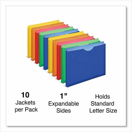 Universal Straight Tab Cut Letter File Jacket - Alternate-Image2