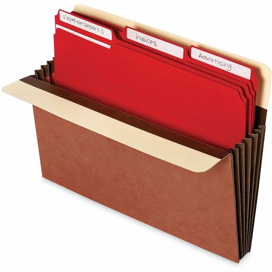 Universal Straight Tab Cut Letter Recycled Expanding File - Alternate-Image2