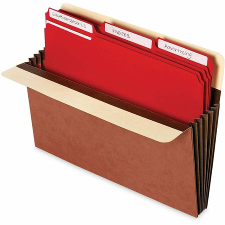 Universal Straight Tab Cut Letter Recycled Expanding File - Alternate-Image2